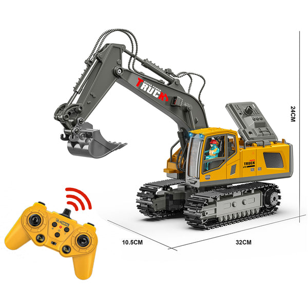13 Channel RC Excavator 2.4 GHz