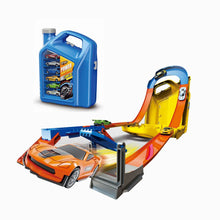 Fuel Gas Can Track Set With 2 Metal Cars