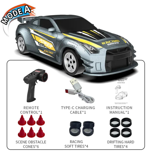 Nissan GTR  1:43 RC Gallop Drift With Gyro