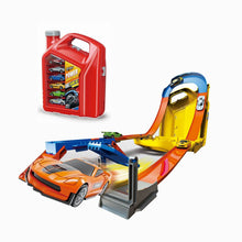 Fuel Gas Can Track Set With 2 Metal Cars