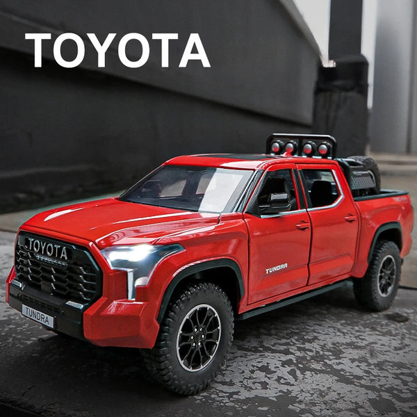 Toyota Tundra 1:24 Scale Die-Cast Model Car Pickup Truck with Opening Doors