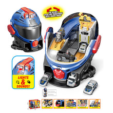 Transformable Helmet Racing Track Set