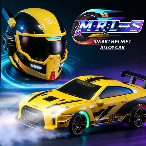 Transformable Helmet RC Drift Car