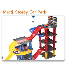 69 Pcs Hotwheels DIY Track Set Parking Lot