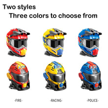 Transformable Helmet Racing Track Set