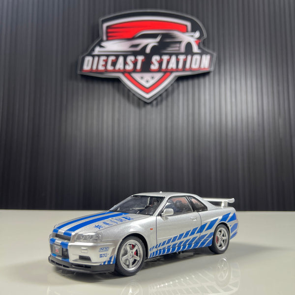 Nissan GTR 34 (Fast N Furious) 1/24
