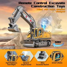 17 Channel High Power Remote Control Excavator 2.4 Ghz
