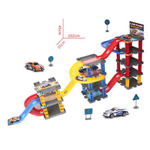 69 Pcs Hotwheels DIY Track Set Parking Lot