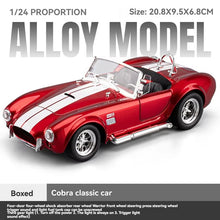 Shelby Cobra Vintage 1/24 Diecast Model