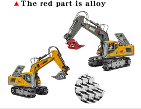 13 Channel RC Excavator 2.4 GHz