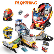 Transformable Helmet Racing Track Set