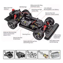 36km/h 4WD Ejector Rocket Spray RC Drift 1:16