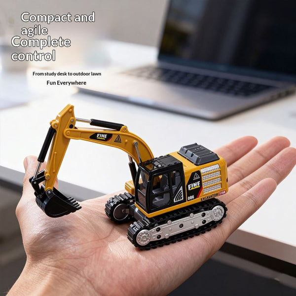 1:64 Scale Mini RC Excavator