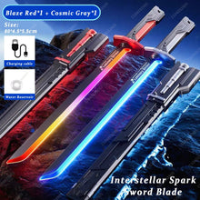 Anime RGB Katana Sword with Smoke & Spark Effect