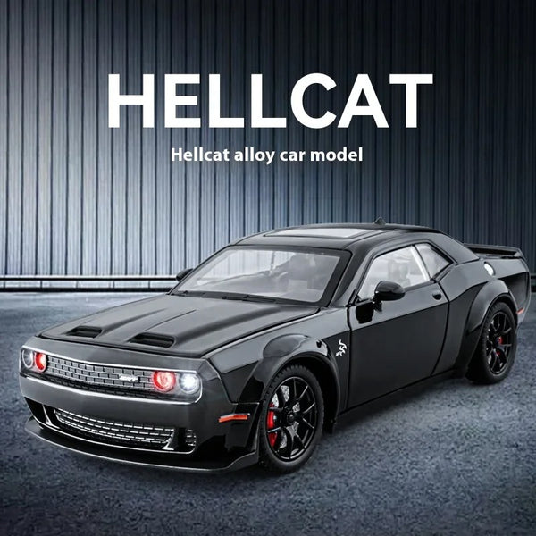 Che Zhi CZ172 Dodge Challenger Hellcat Diecast Model Car 1:24 Scale