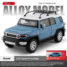 Diecast Model FJ Cruiser Off Road SUV 1:24