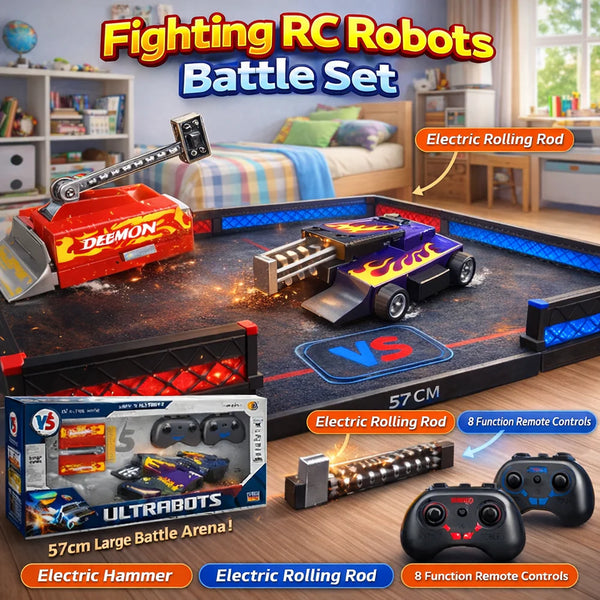 2.4G Remote Control Ultra Bots Fighting Robots With Arena